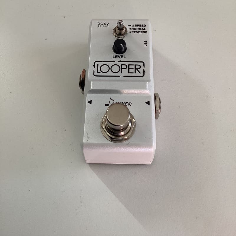 used 2010s Donner Looper White - Effect Pedal