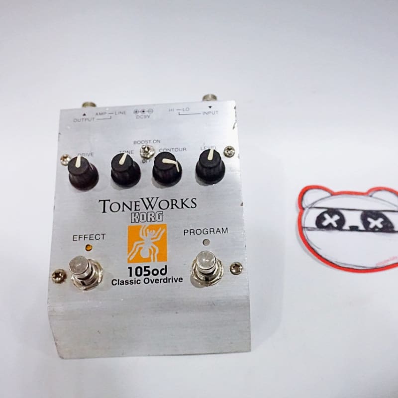 used 2000s Korg ToneWorks 105OD Metallic - Effect Pedal