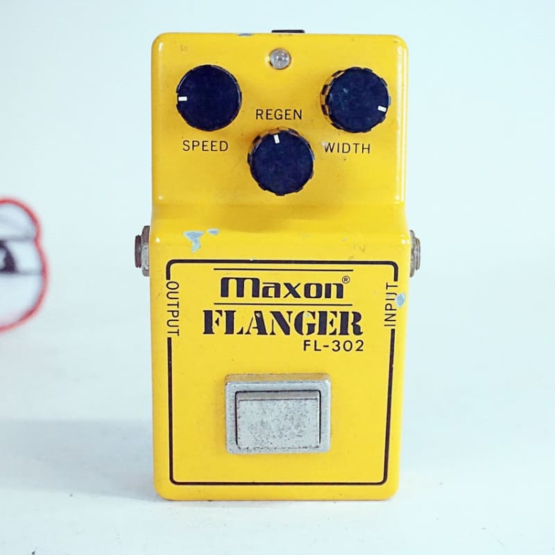 used 1980s Maxon FL-302 Flanger Yellow - Effect Pedal