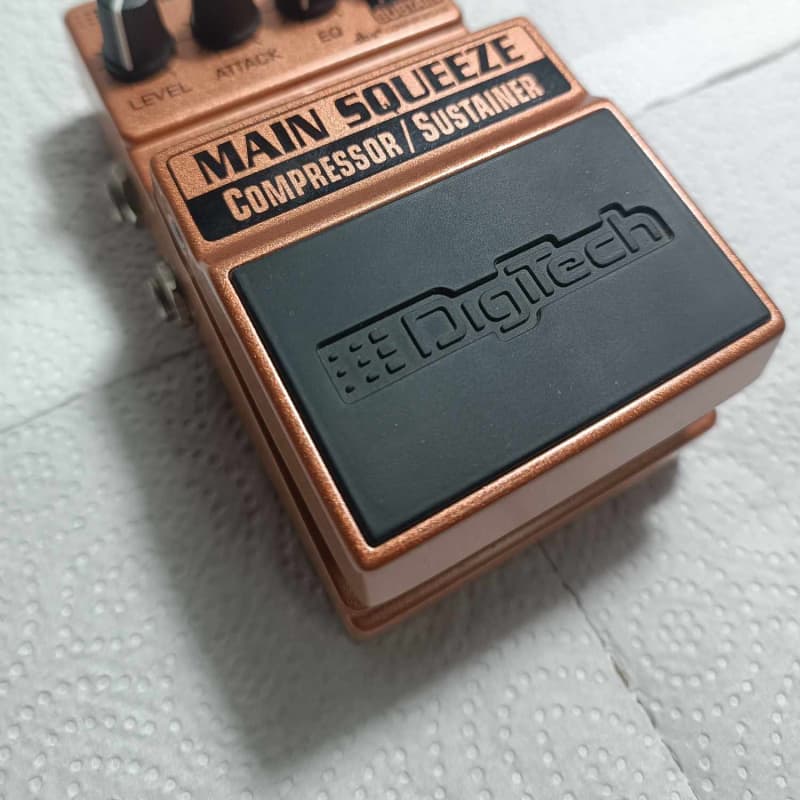 used 2000s DigiTech Main Squeeze Compressor Orange - Effect Pedal