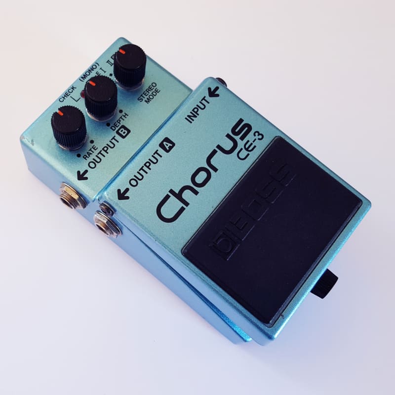 used 1984 - 1988 Boss CE-3 Chorus (Green Label) Blue - Effect Pedal