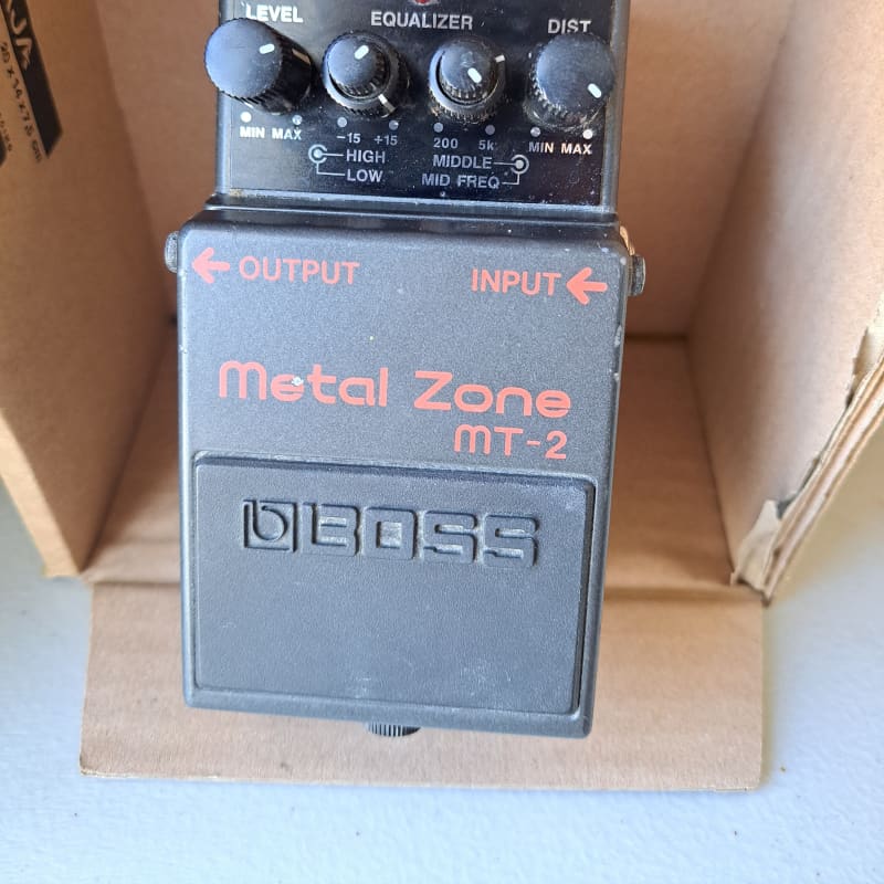 used 2018 - Present Boss MT-2W Metal Zone Black - Effect Pedal