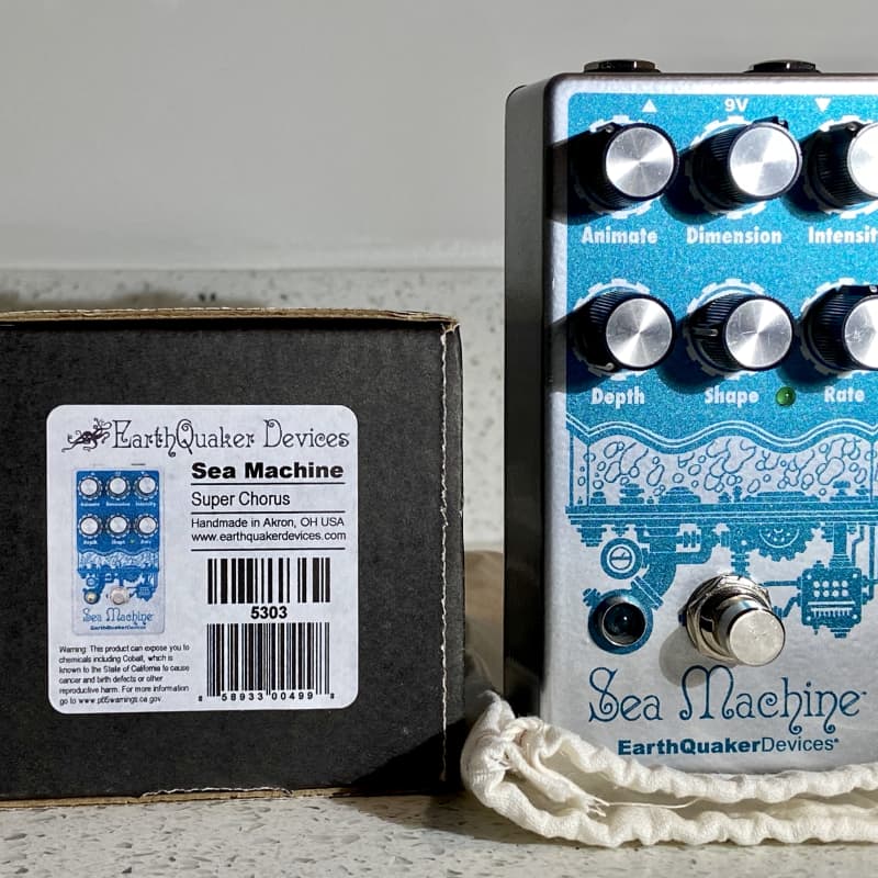 used ~2020 EarthQuaker Devices Sea Machine V3 Super Chorus none - Effect Pedal