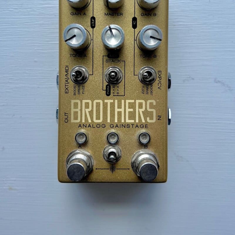 used 2017 - 2018 Chase Bliss Audio Brothers Analog Gain Stage Gold - Effect Pedal