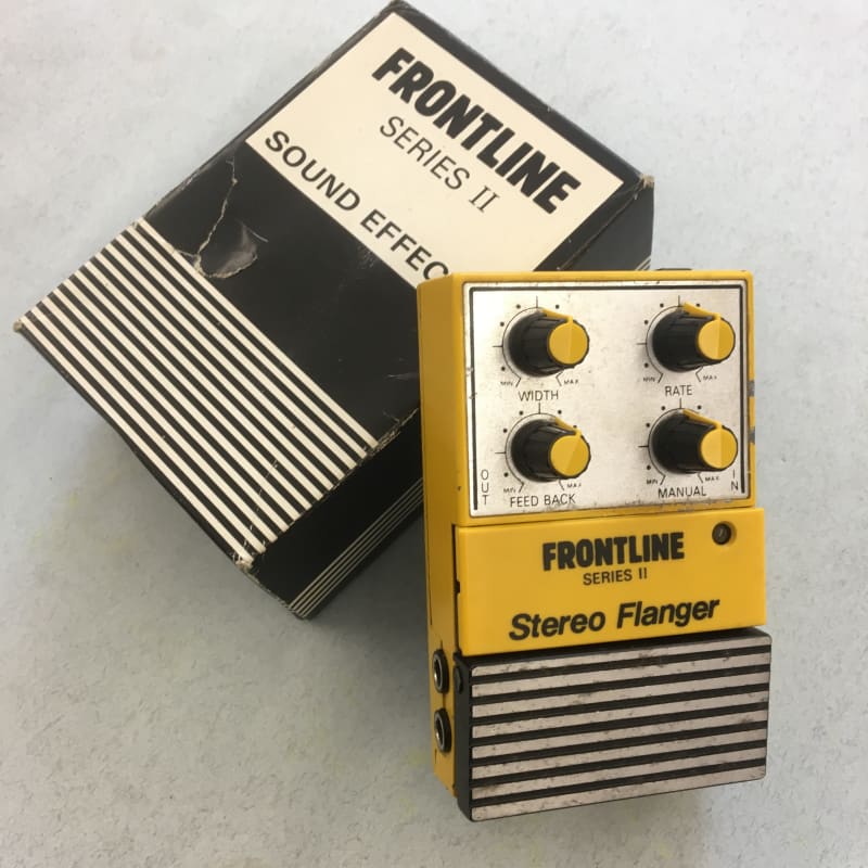 used 1980 Frontline Stereo Flanger Series II Yellow - Effect Pedal