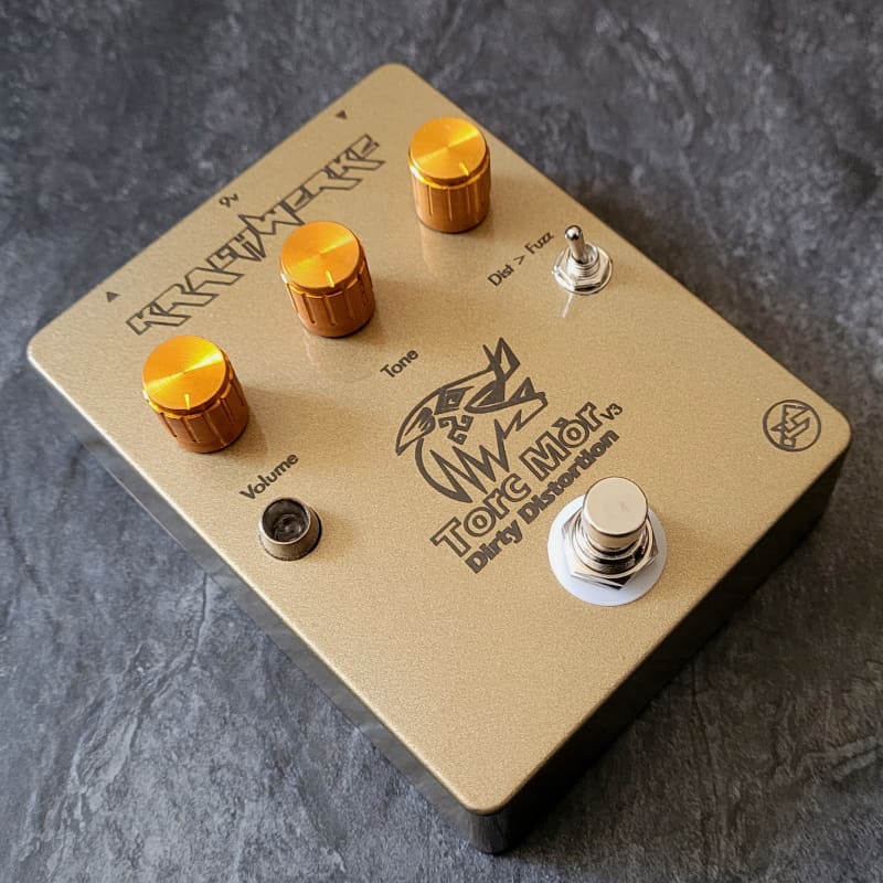 new 2022 Krachwerke Torc M r V3 dirty Distortion Gold - Effect Pedal