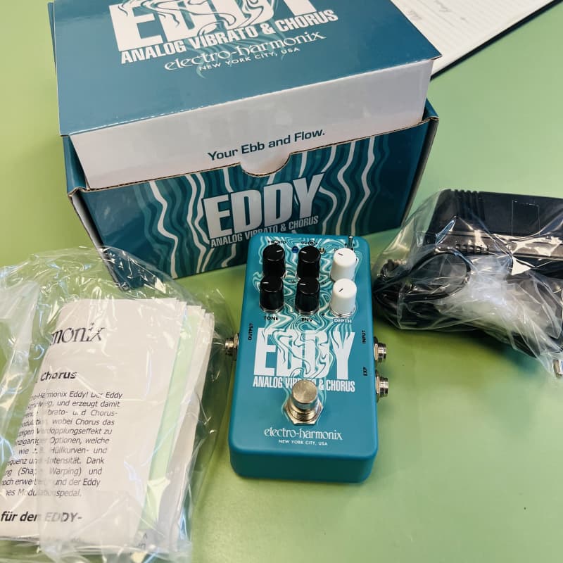 used 2020 - Present Electro-Harmonix Eddy Analog Chorus and Vibrato... - Effect Pedal