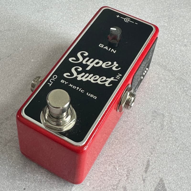 used 2019 Xotic Super Sweet Boost Red - Effect Pedal