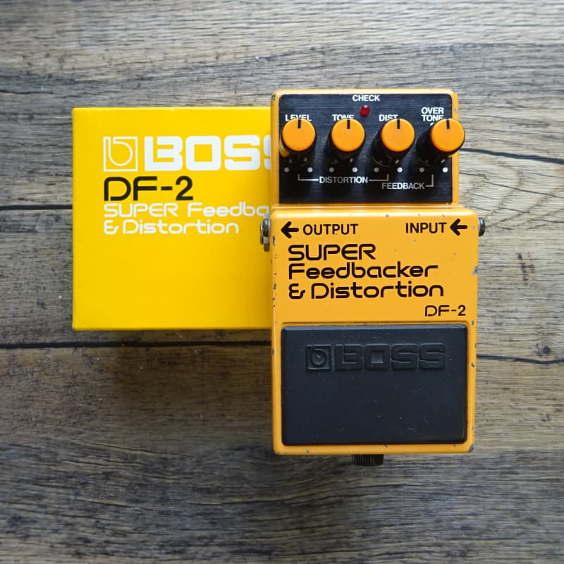 used 1985 - 1989 Boss DF-2 Super Feedbacker and Distortion Orange - Effect Pedal