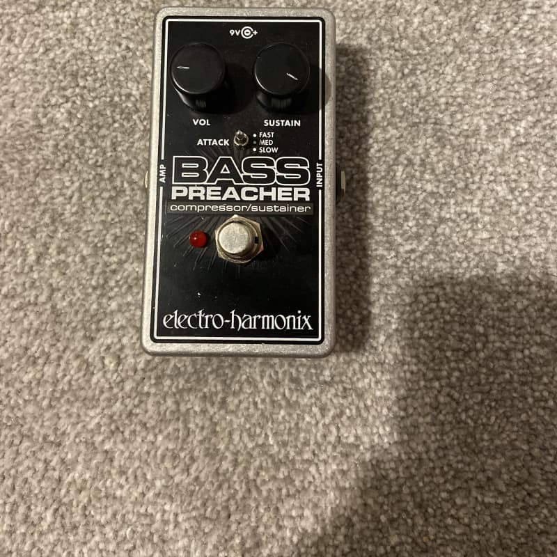 used 2016 - Present Electro-Harmonix Bass Preacher Compressor Black - Effect Pedal