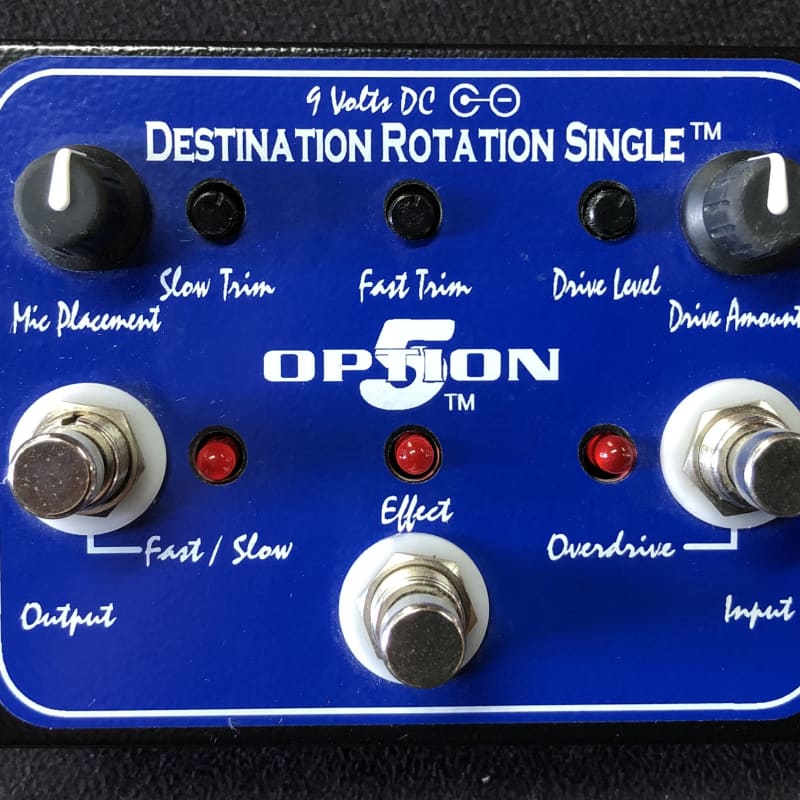 used 2010s Option 5 Destination Rotation Single Blue - Effect Pedal