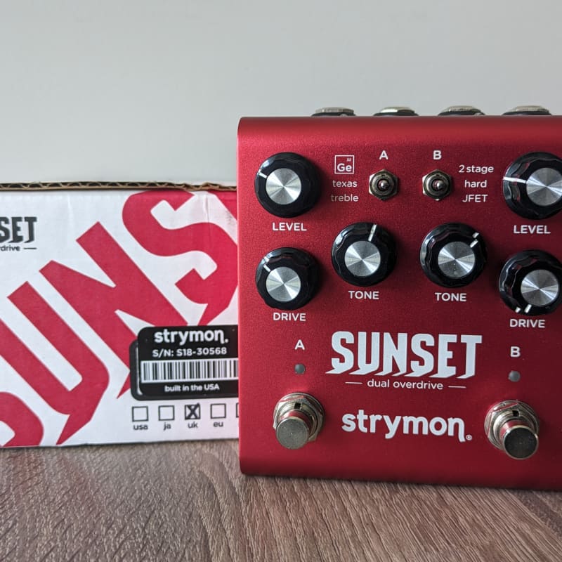 used 2017 - Present Strymon Sunset Dual Overdrive Red - Effect Pedal