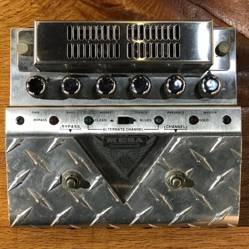 used Mesa Boogie V-Twin preamp pedal Silver - Effect Pedal