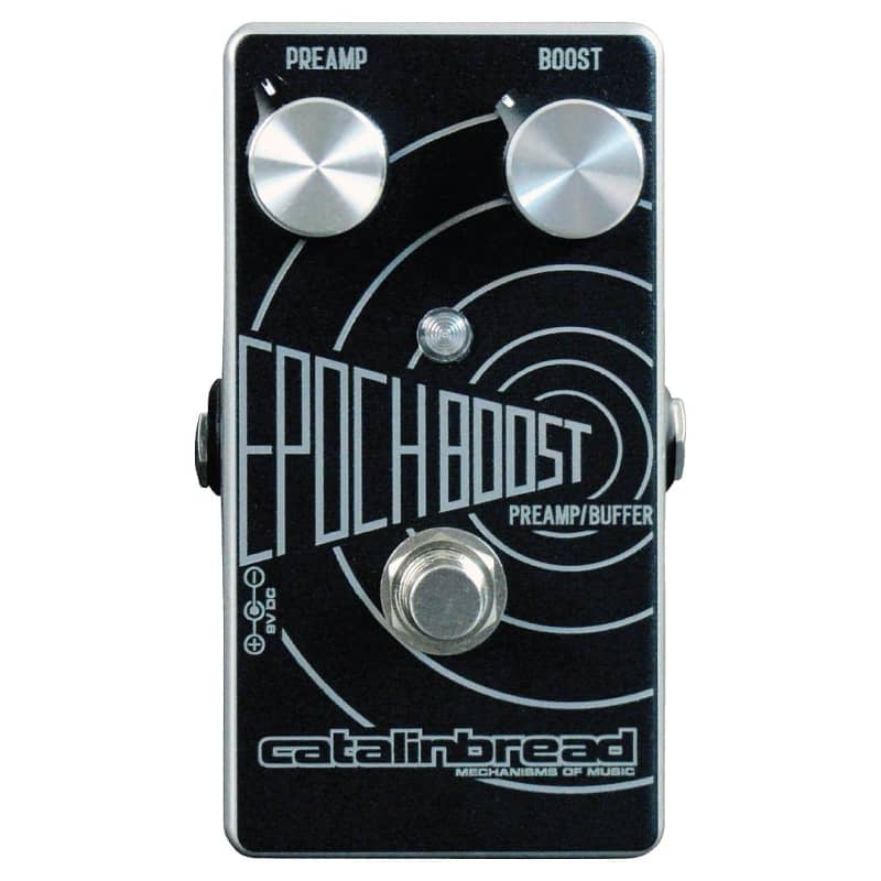 used 2021 - Present Catalinbread Epoch Boost Preamp/Buffer Black - Effect Pedal