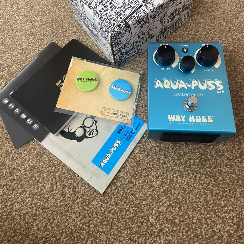 used Way Huge Way Huge Aqua Puss MkII analogue delay Pedal Anodized... - Effect Pedal