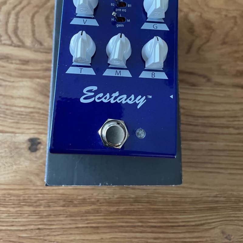 used 2018 Bogner Ecstasy Blue Mini Overdrive Blue – Effect Pedal