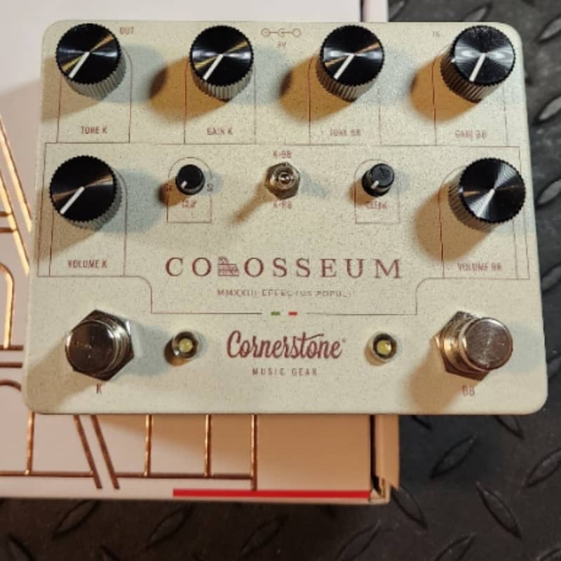 used 2023 - Present Cornerstone Music Gear Colosseum White - Effect Pedal