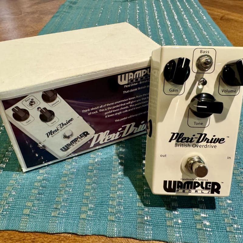 used 2010s Wampler Plexi Drive White - Effect Pedal