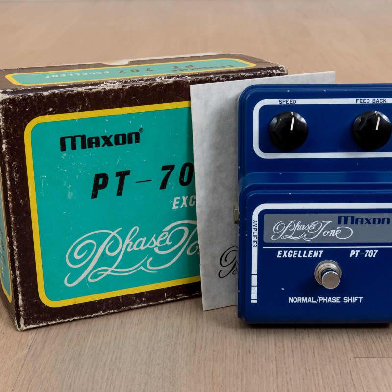 used 1970s Maxon PT-707 Phase Tone Blue - Effect Pedal