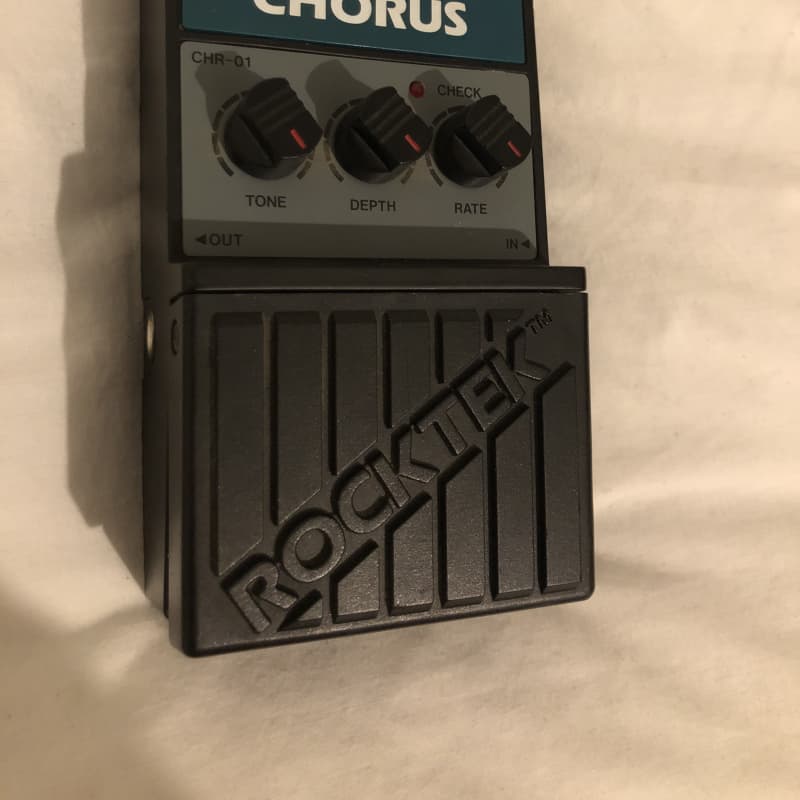 used 1980s Rocktek Chorus CHR-01 Black/Blue - Effect Pedal