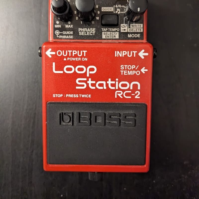 used 2006 - Present Boss RC-2 Loop Station Red - Effect Pedal