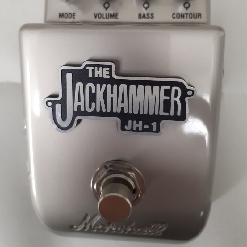 used 2010s Marshall JH-1 Jackhammer Distortion Pedal Silver - Effect Pedal