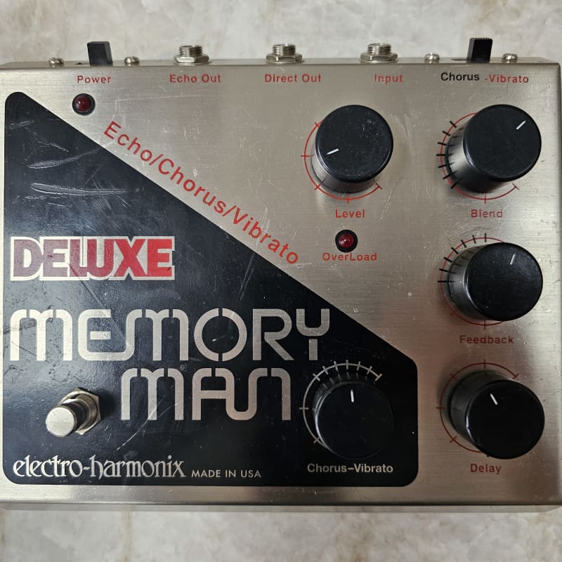 used 1996 - 2007 Electro-Harmonix Deluxe Memory Man Silver - Effect Pedal