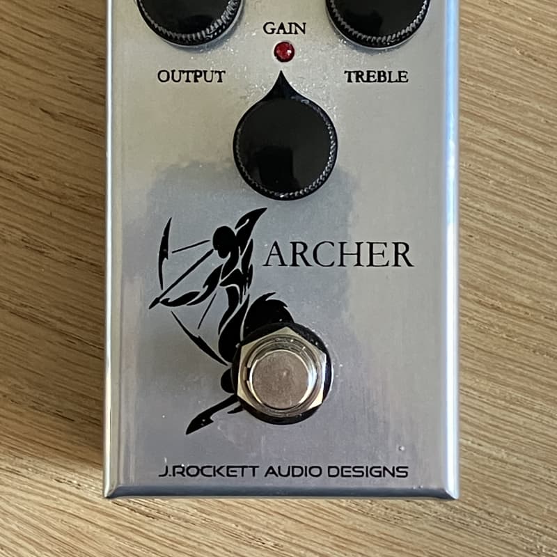 used 2018 J. Rockett "The Jeff" Mod Archer Silver - Effect Pedal