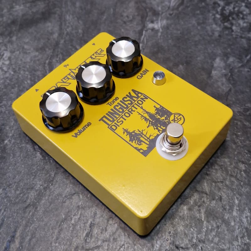 new 2023 Krachwerke Tunguska High Gain Distortion Pedal Yellow - Effect Pedal