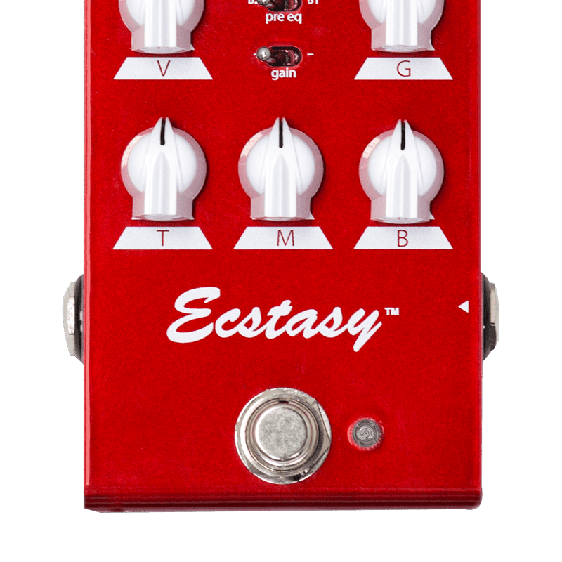 new Bogner Ecstasy Red Mini Overdrive/Distortion Red - Effect Pedal