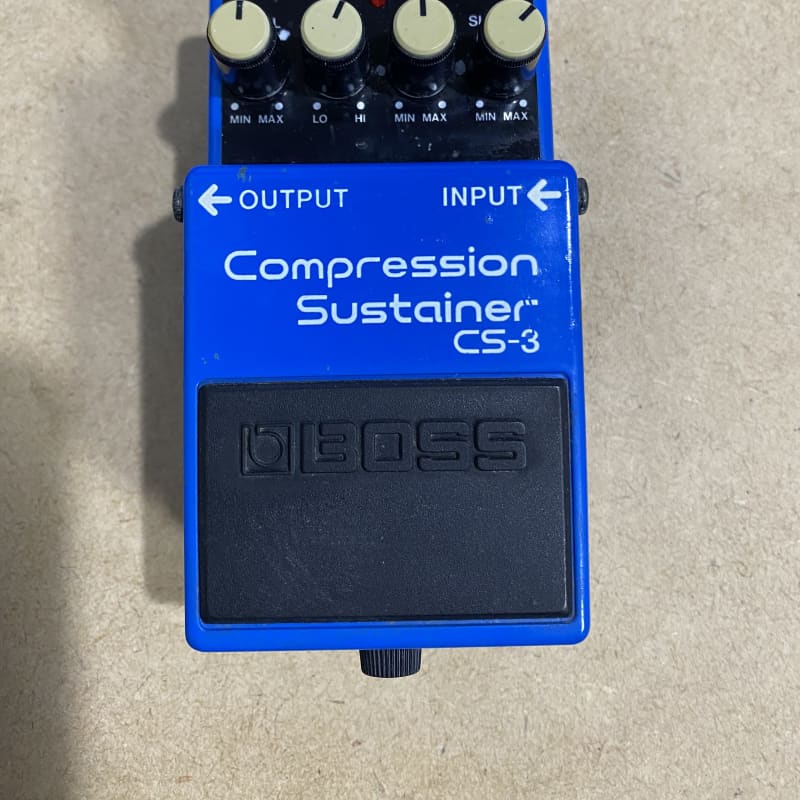 used 1990 Boss BOSS CS-3 Compression Sustainer (Black Label) Blue - Effect Pedal