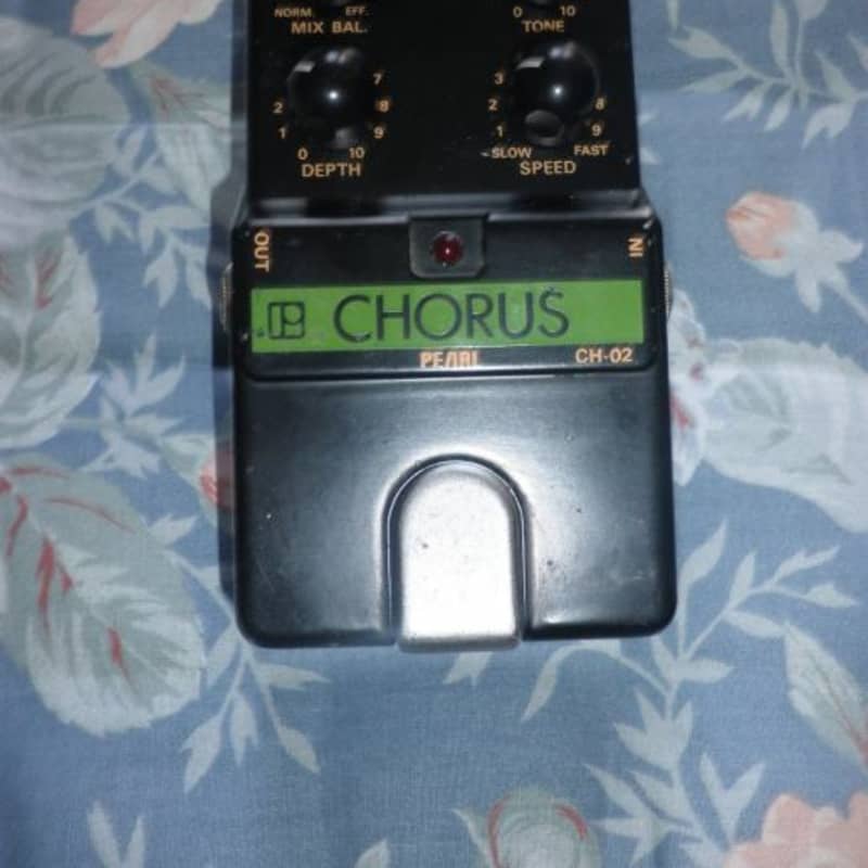 used 1980s Pearl CH-02 Chorus Black - Effect Pedal