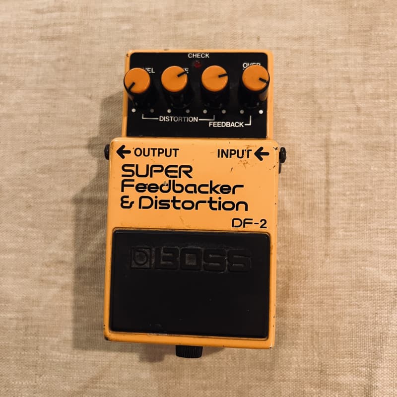 used 1985 - 1989 Boss DF-2 Super Feedbacker and Distortion Orange - Effect Pedal