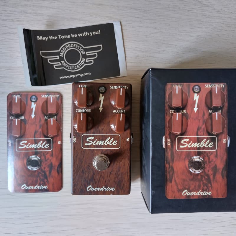 used 2010s Mad Professor Simble Overdrive Brown – Effect Pedal