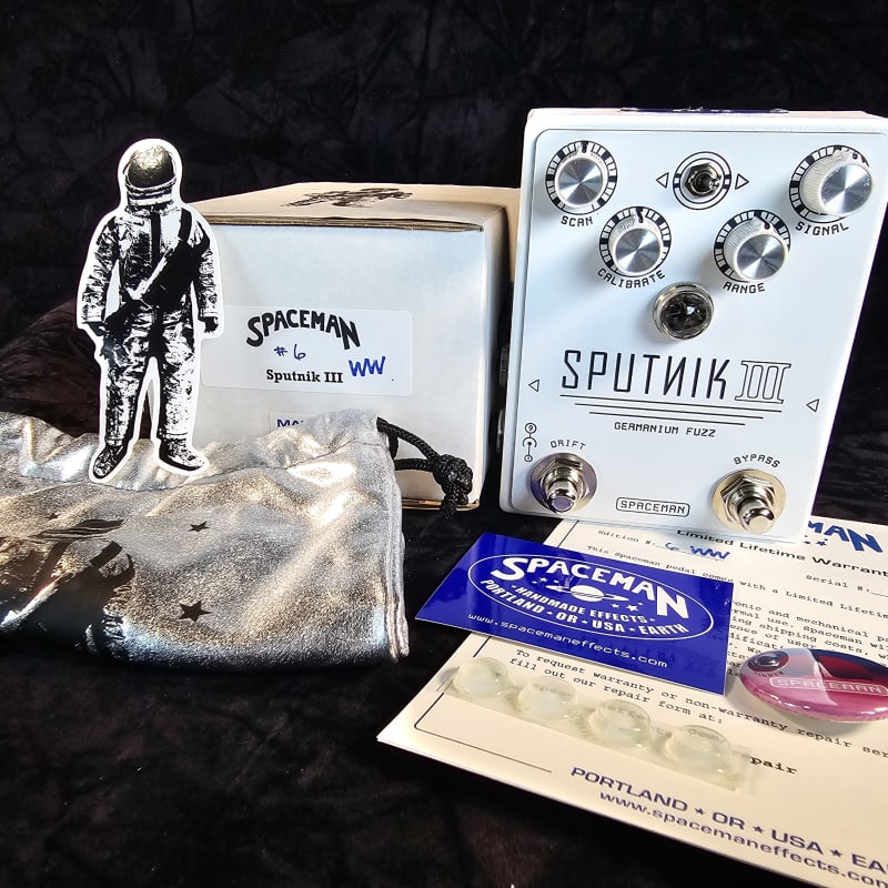 used 2020 Spaceman Sputnik III Germanium Fuzz White Edition - Effect Pedal