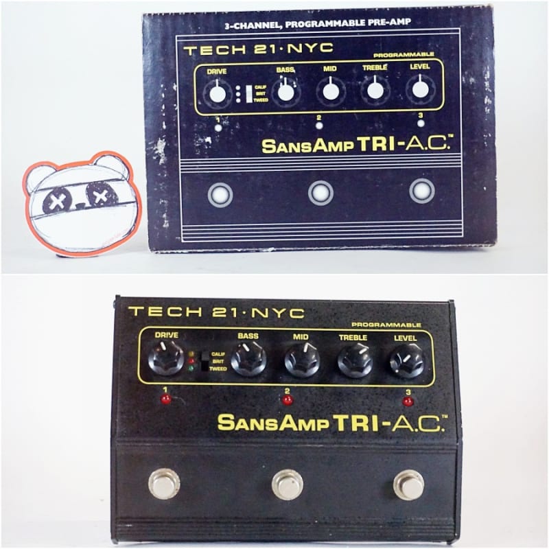 used 2010s Tech 21 SansAmp Tri-AC Black - Effect Pedal