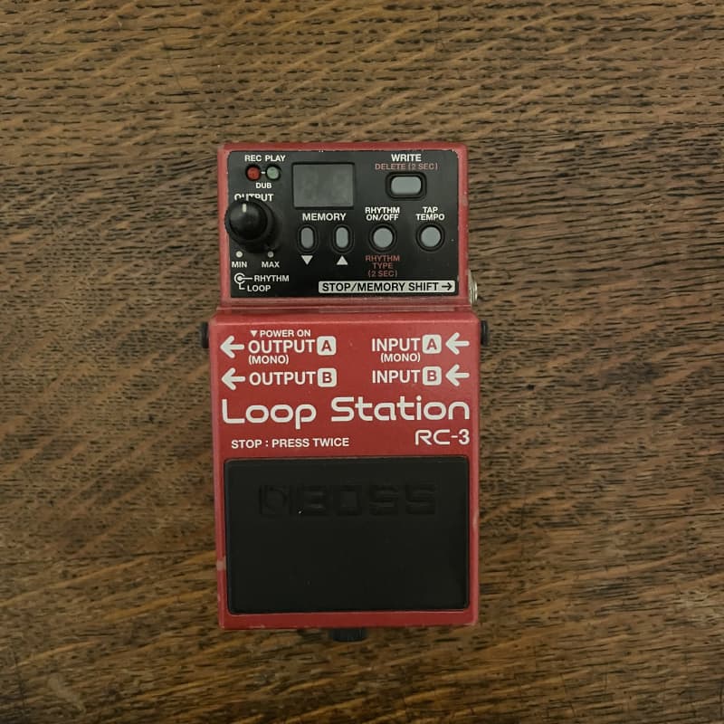 used 2011 – Present Boss RC-3 Loop Station Red – Effect Pedal