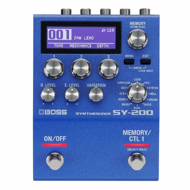 new Boss SY-200 Synthesiser Effects Pedal Synth - Effect Pedal