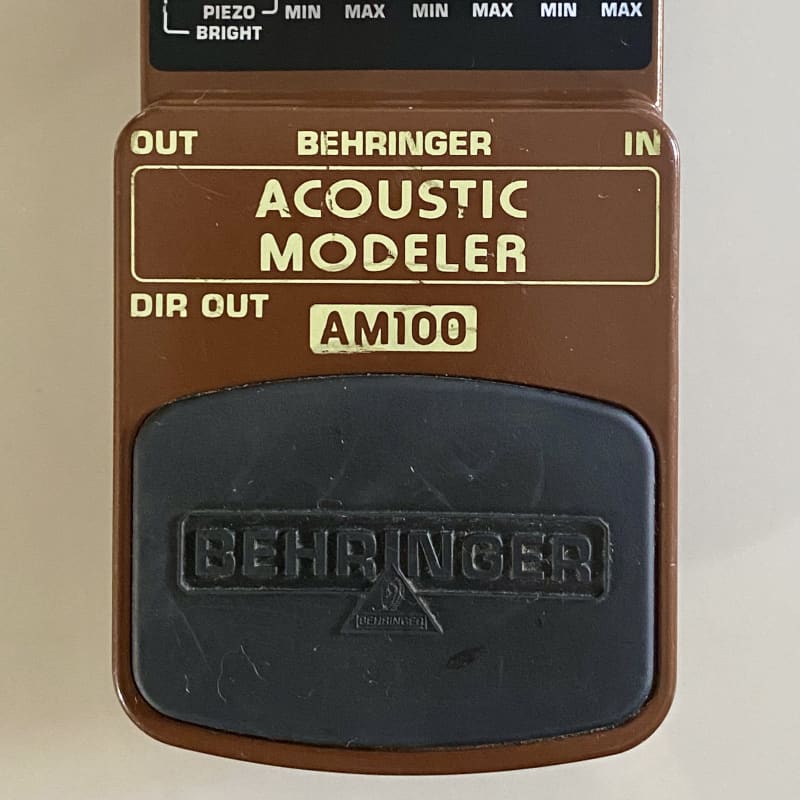 used 2010s Behringer AM100 Acoustic Modeler Brown - Effect Pedal