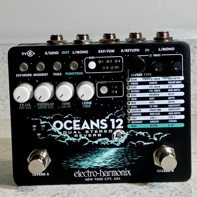 used ~2020 Electro-Harmonix Oceans 12 none - Effect Pedal