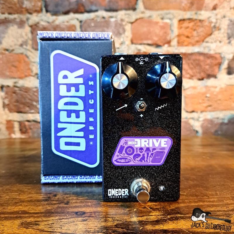 used 2020s Oneder Effects Drive - Purple Black/Purple - Effect Pedal