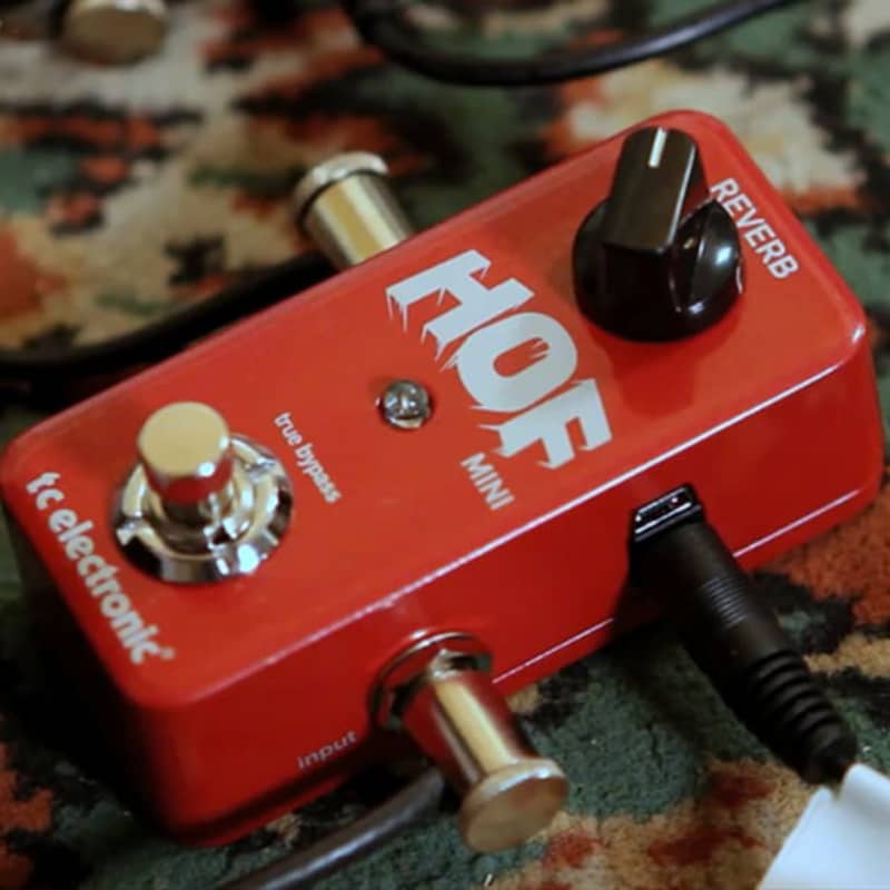 used 2013 - 2020 TC Electronic Hall of Fame Mini Reverb Red - Effect Pedal