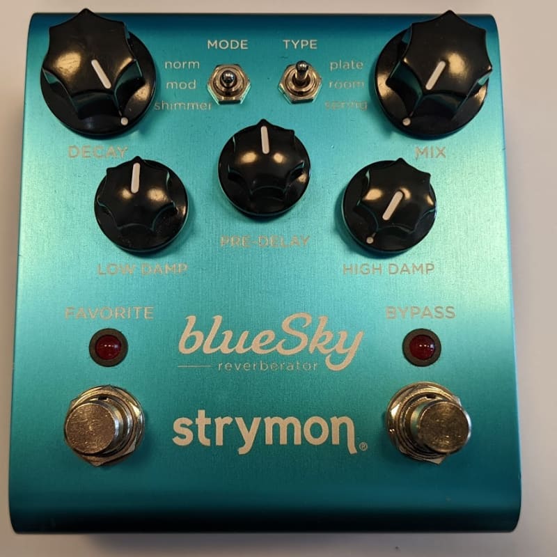 used 2010 - 2022 Strymon Blue Sky Reverberator V1 Blue - Effect Pedal