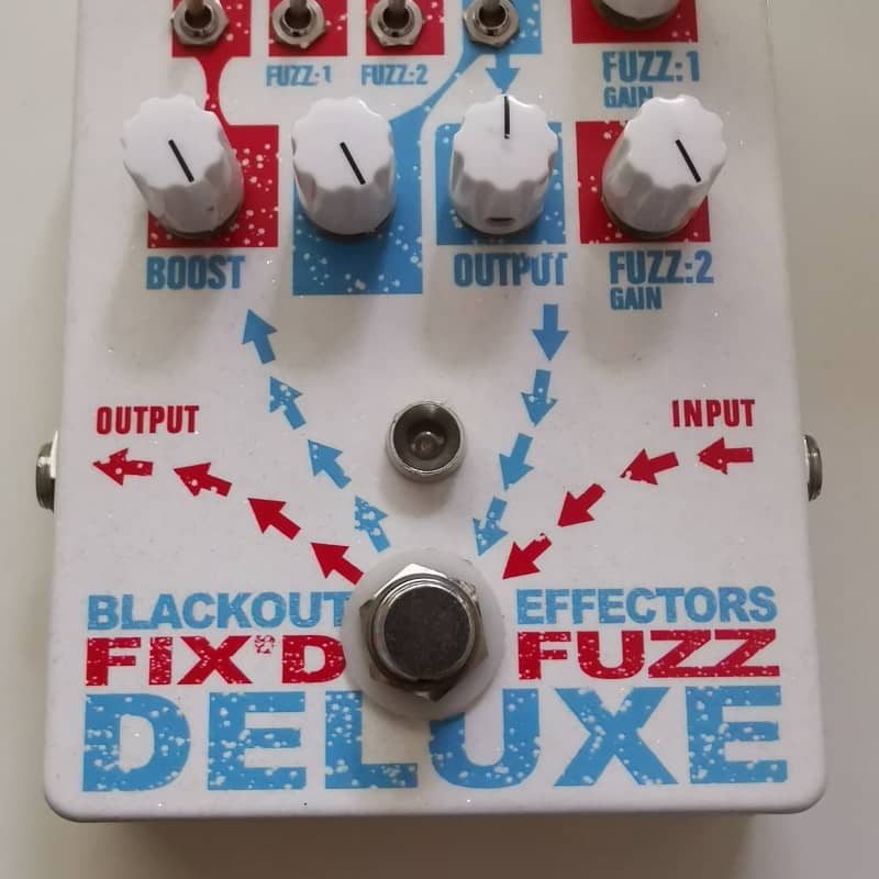 new 2010s Blackout Effectors Fix'd Fuzz Deluxe White - Effect Pedal