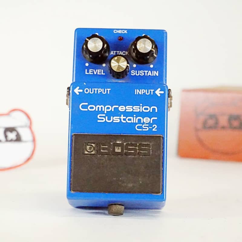 used 1984 Boss CS-2 Compression Sustainer (Black Label) Blue - Effect Pedal