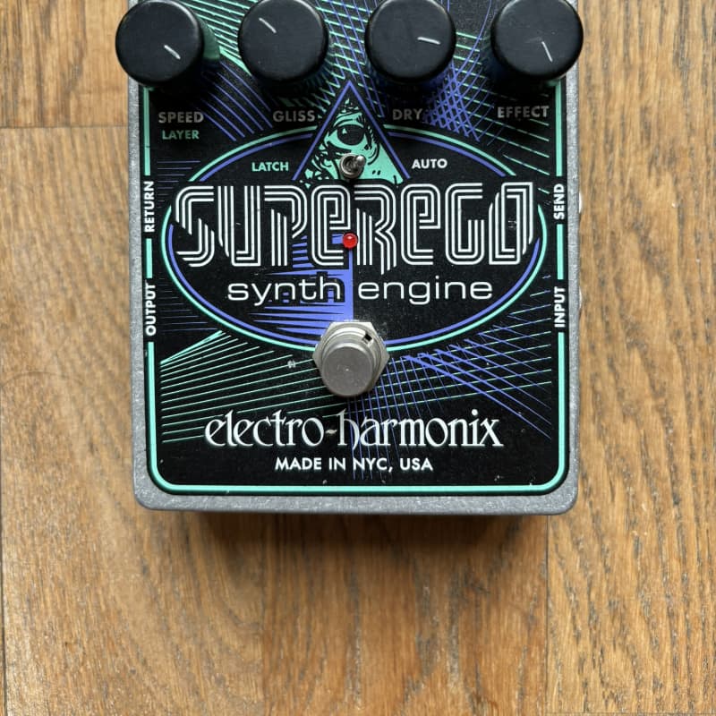 used 2012 - Present Electro-Harmonix Superego Synth Engine Black / ... - Effect Pedal