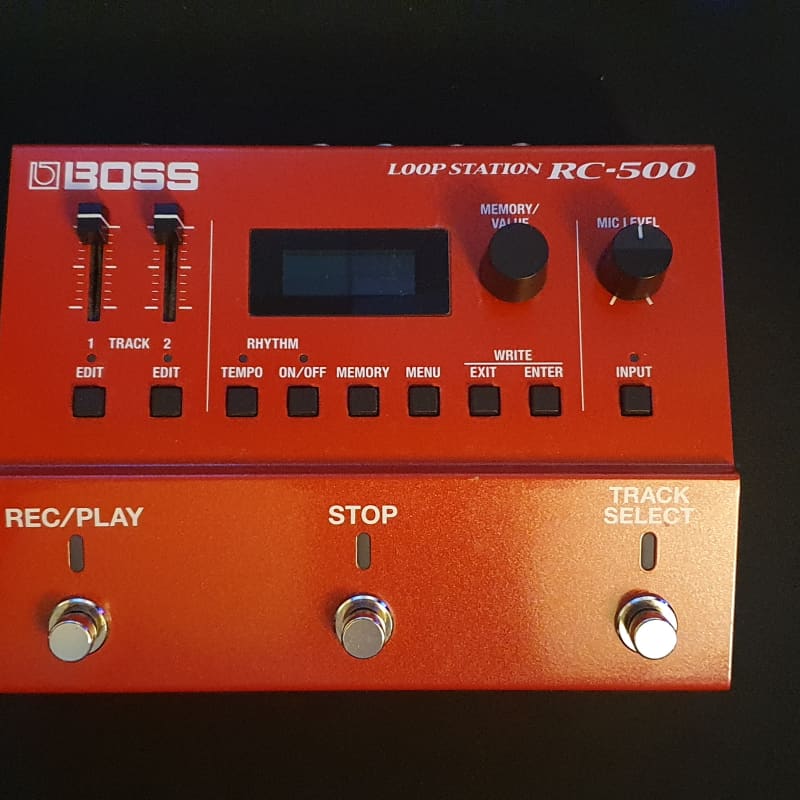 used 2020 - Present Boss RC-500 Loop Station Red - Effect Pedal