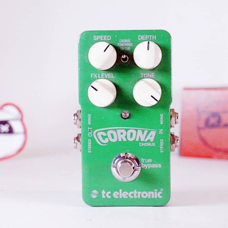 used 2023 TC Electronic Corona Chorus Green - Effect Pedal