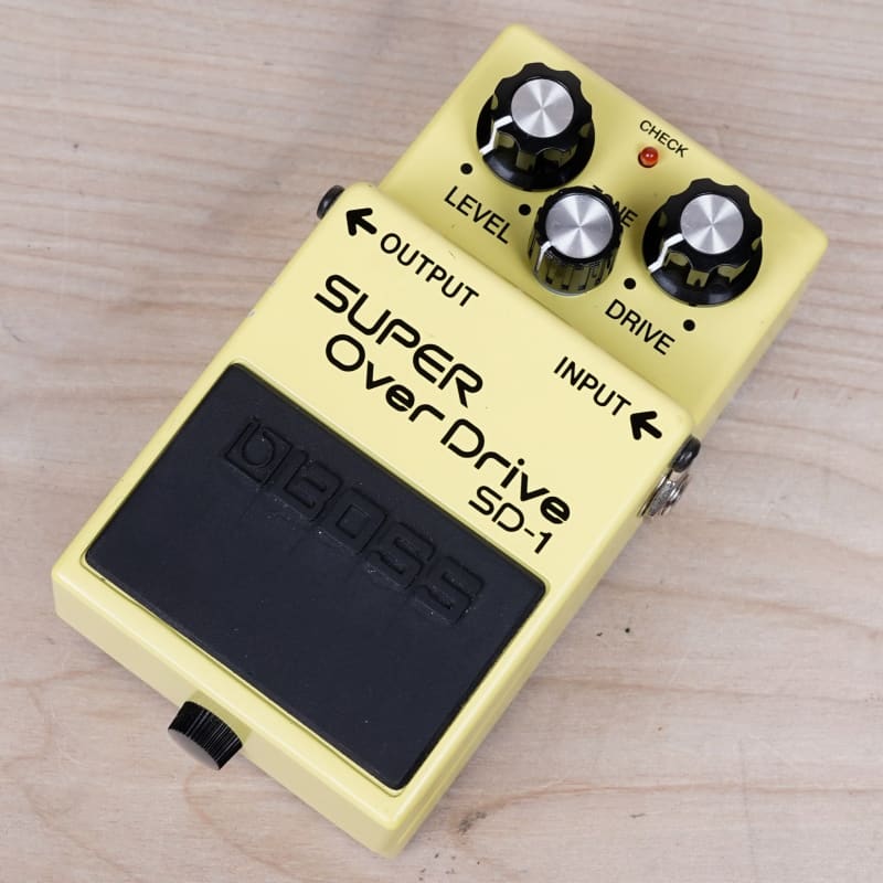 used 2013 Boss SD-1 Super OverDrive (Silver Label) Yellow - Effect Pedal