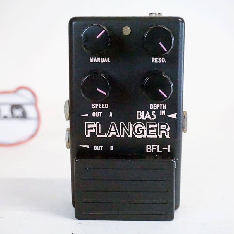 used 1980s Bias BFL-1 Flanger Black - Effect Pedal